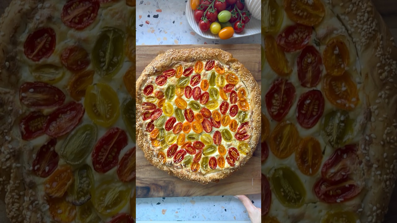 Tomato and Cheese Fillo Galette by Antoniou Fillo Pastry