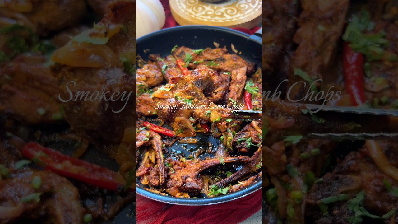 Smoky Tandoori Air Fryer Lamb Chops by Eatmeerecipes