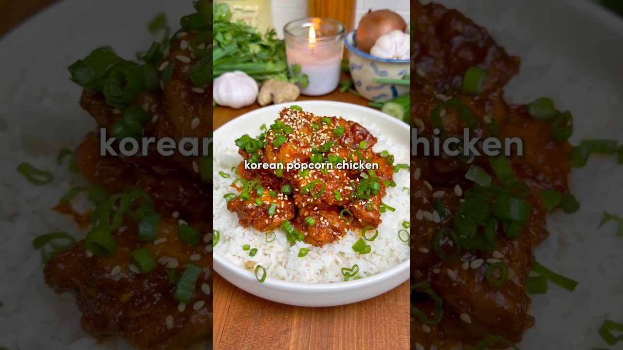 Korean Popcorn Chicken Sweet & Spicy by Chefboyarben