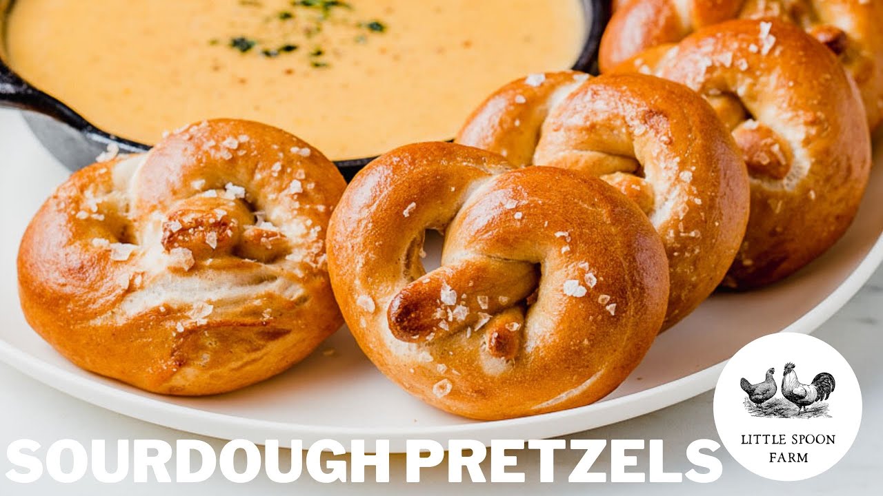 Soft Sourdough Pretzels Overnight Recipe by Littlespoonfarm