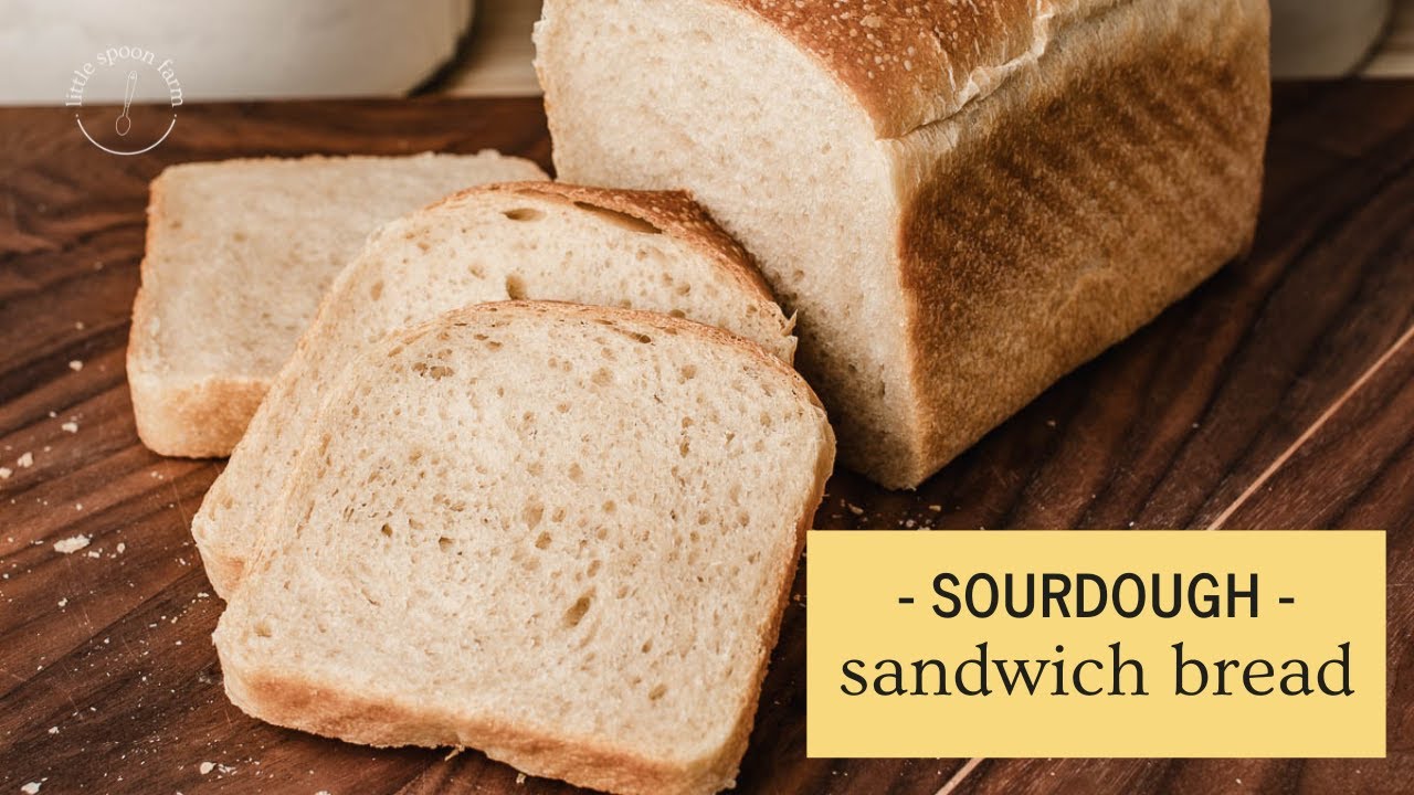 Soft Sourdough Sandwich Bread by Littlespoonfarm