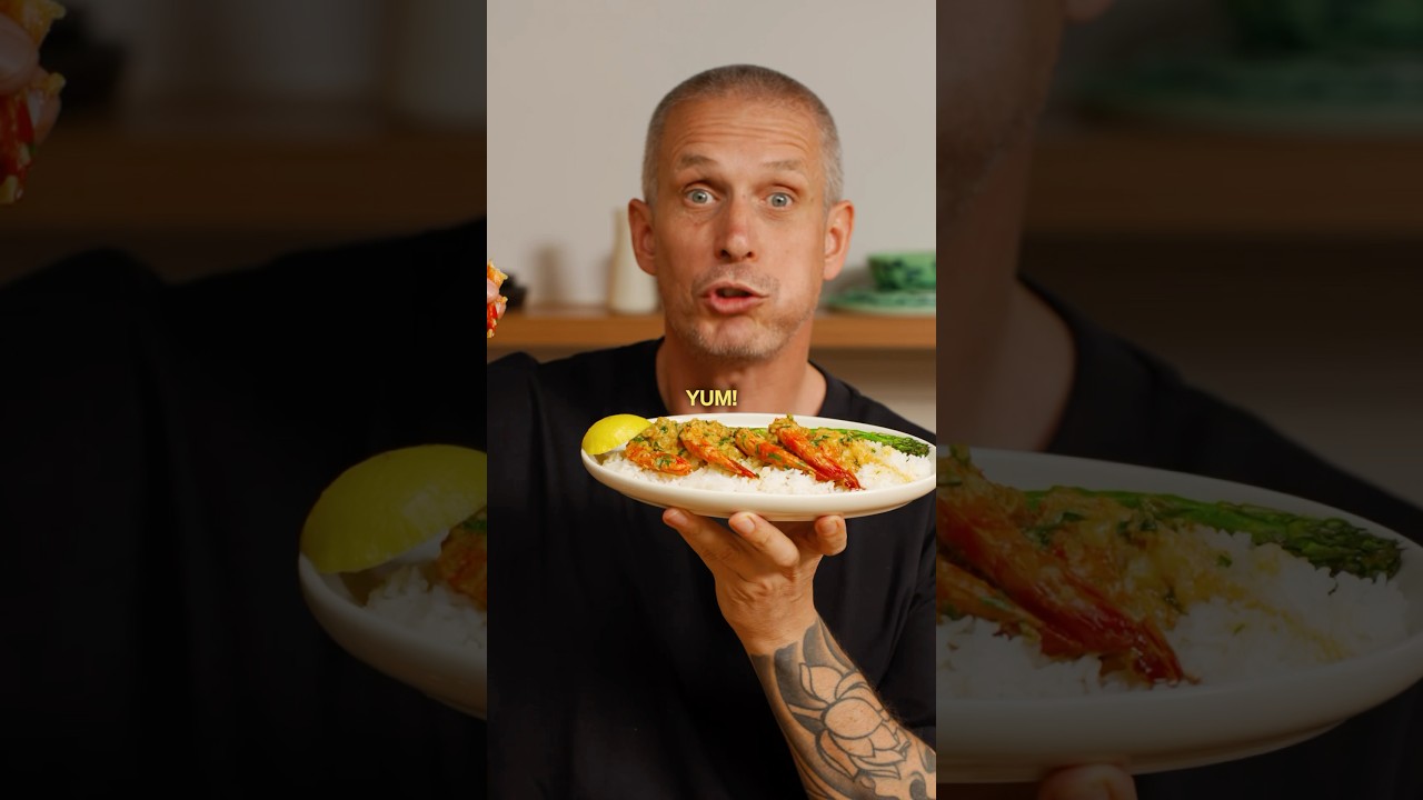 Garlic Butter Prawns by Andy Cooks