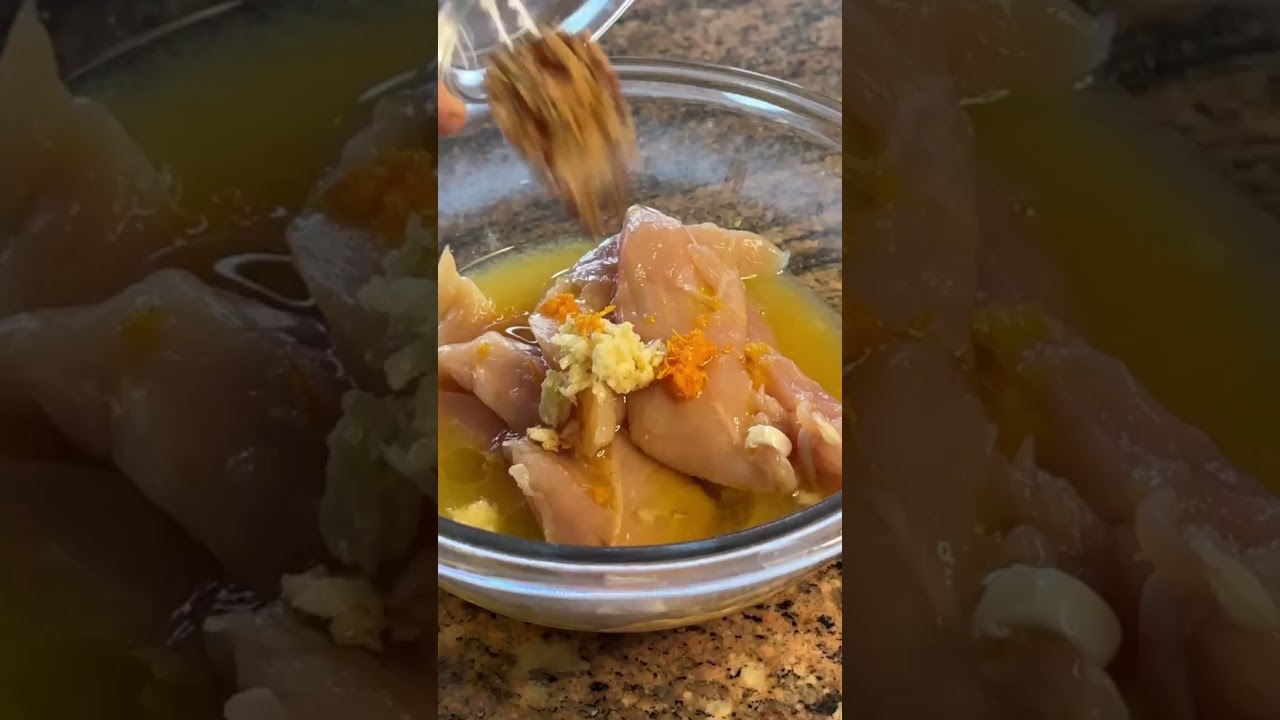 Baked Orange Chicken and Broccoli by Lemons And Zest