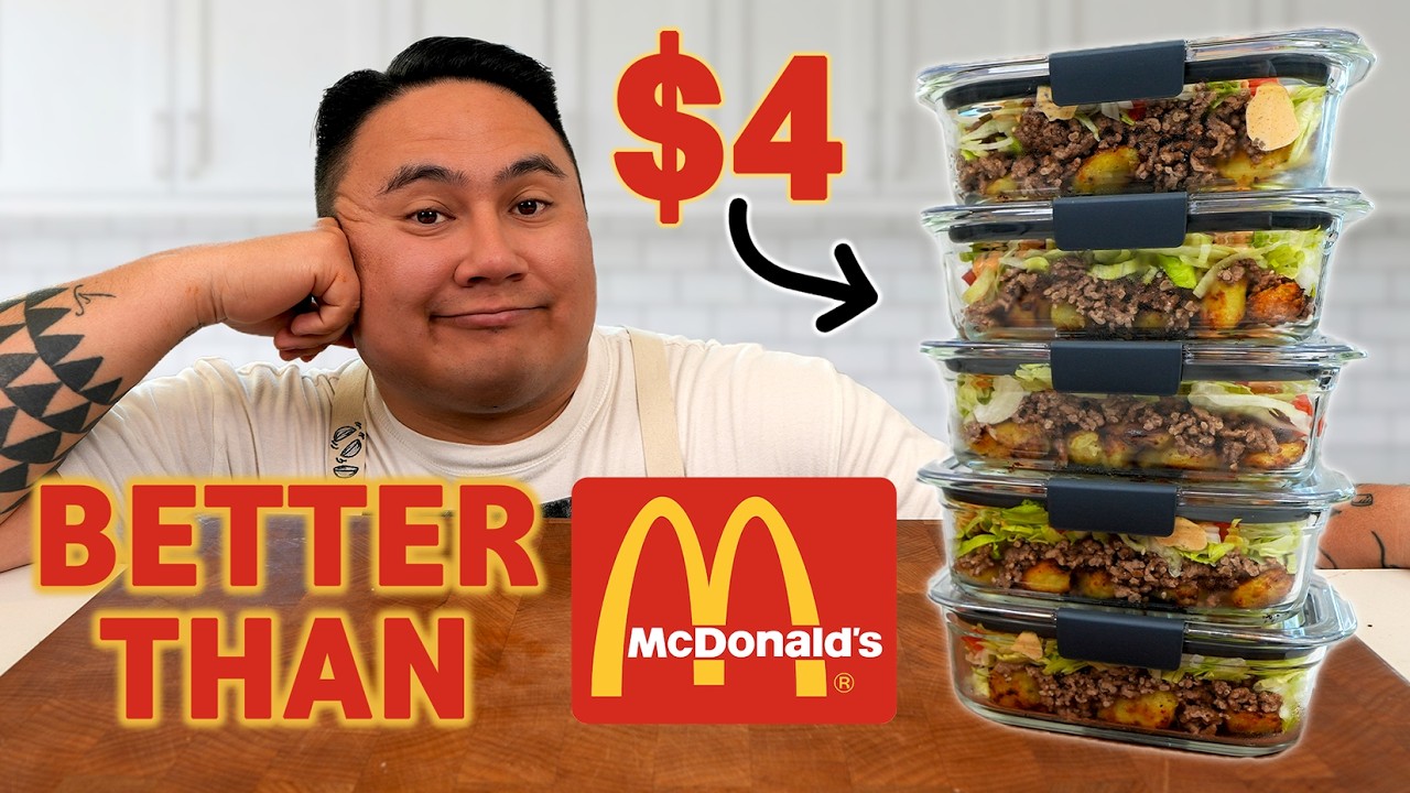 Big Mac Style Burger Bowls by Ian Fujimoto